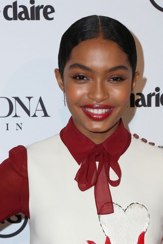 YARA SHAHIDI at Marie Claire Image Makers Awards in Los Angeles 01/11/2018