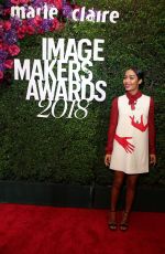 YARA SHAHIDI at Marie Claire Image Makers Awards in Los Angeles 01/11/2018