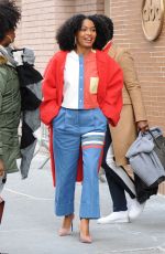 YARA SHAHIDI Leaves The View in New York 03/01/2018
