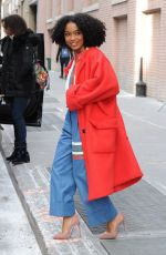 YARA SHAHIDI Leaves The View in New York 03/01/2018