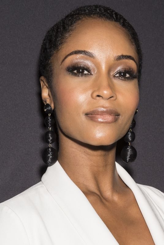 YAYA DACOSTA at Faith Under Fire the Antoinette Tuff Story Premiere in New York 01/23/2018