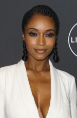 YAYA DACOSTA at Faith Under Fire the Antoinette Tuff Story Premiere in New York 01/23/2018