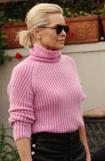 YOLANDA HADID Leaves Il Pistaio in Beverly Hills 01/30/2018
