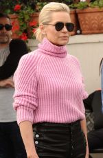 YOLANDA HADID Leaves Il Pistaio in Beverly Hills 01/30/2018