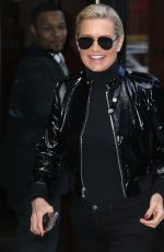YOLANDA HADID Out and About in New York 01/24/2018
