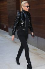 YOLANDA HADID Out and About in New York 01/24/2018