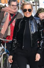 YOLANDA HADID Out and About in New York 01/24/2018