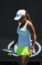 YULIA PUTINTSEVA at Australian Open Tennis Tournament in Melbourne 01/18/2018