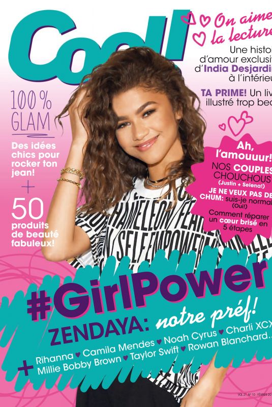 ZENDAYA COLEMAN in Cool Magazine, Canada February 2018