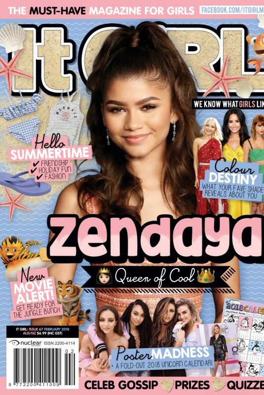 ZENDAYA COLEMAN in It Girl Magazine, February 2018 Issue