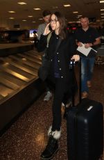 ZOE KAZAN at Salt Lake City International Airport in Park City 01/18/2018