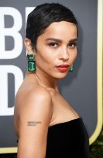 ZOE KRAVITZ at 75th Annual Golden Globe Awards in Beverly Hills 01/07/2018