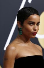 ZOE KRAVITZ at 75th Annual Golden Globe Awards in Beverly Hills 01/07/2018