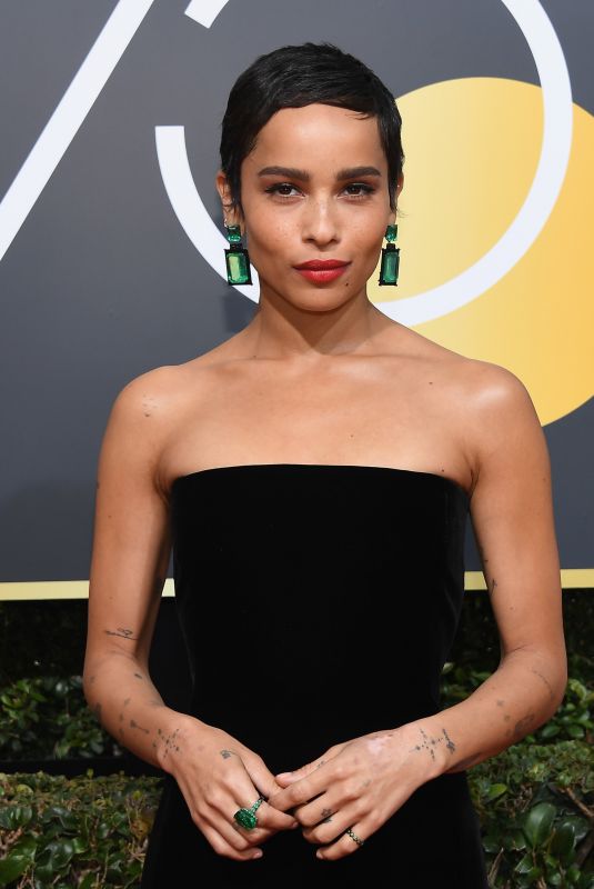ZOE KRAVITZ at 75th Annual Golden Globe Awards in Beverly Hills 01/07/2018