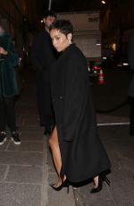 ZOE KRAVITZ at Yves Saint Laurent Night at Beauty Hotel in Paris 01/17/2018