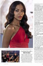 ZOE SALDANA in Vanity Fair Magazine, Italy February 2018 Issue