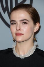 ZOEY DEUTCH at Instyle and Warner Bros Golden Globes After-party in Los Angeles 01/07/2018