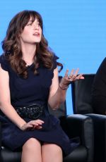 ZOOEY DESCHANEL at New Girl TV Show Panel at in Los Angeles 01/04/2018