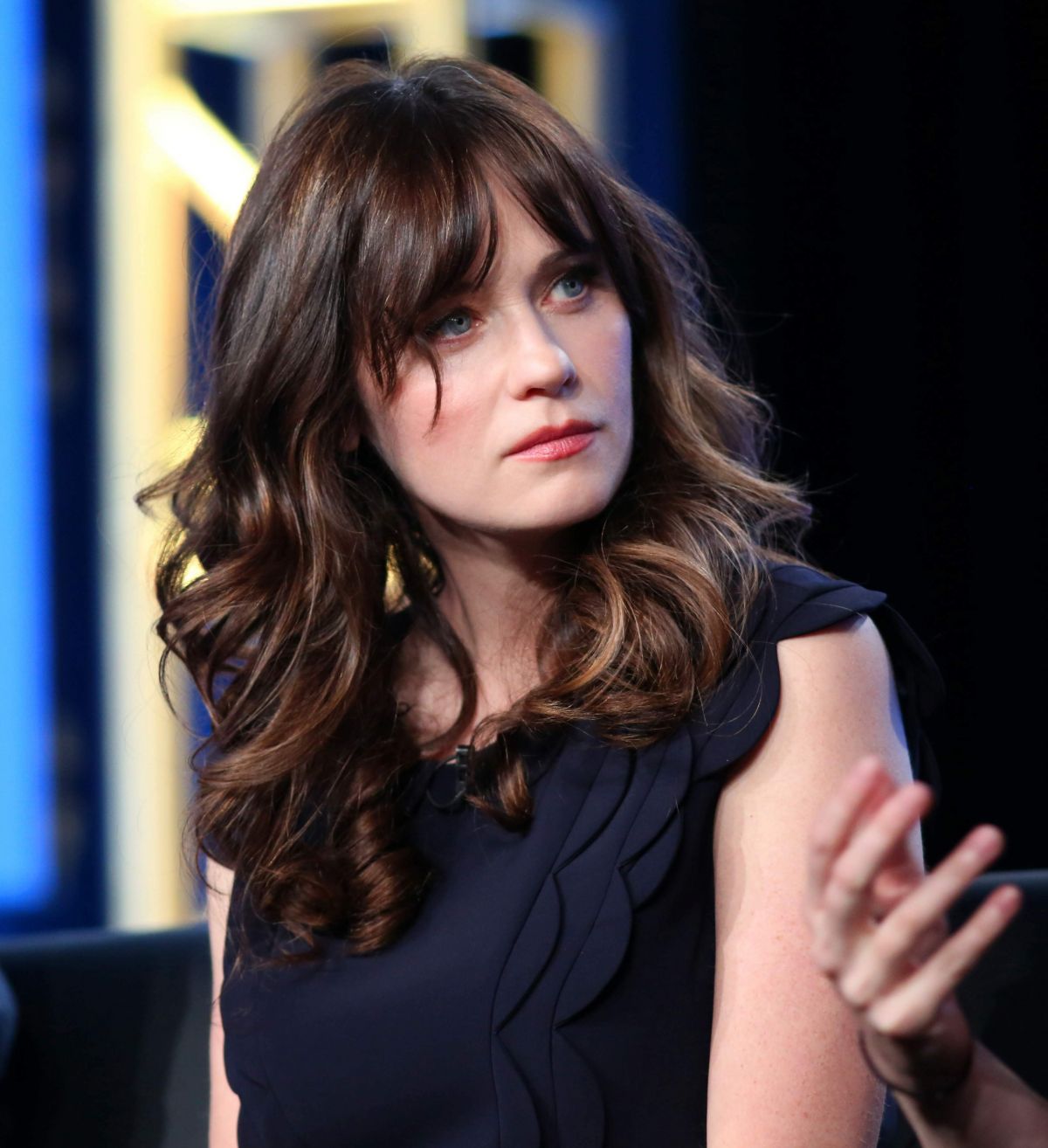 ZOOEY DESCHANEL at New Girl TV Show Panel at in Los ...