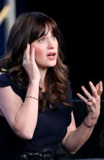 ZOOEY DESCHANEL at New Girl TV Show Panel at in Los Angeles 01/04/2018