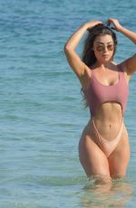 ABIGAIL CLARKE in Bikini at a Beach in Tenerife 02/14/2018