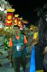 ADRIANA LIMA and LAIS RIBEIRO at Carnaval Holidays in Rio De Janeiro 02/11/2018