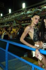ADRIANA LIMA and LAIS RIBEIRO at Carnaval Holidays in Rio De Janeiro 02/11/2018