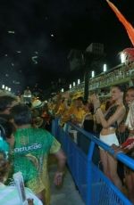 ADRIANA LIMA and LAIS RIBEIRO at Carnaval Holidays in Rio De Janeiro 02/11/2018