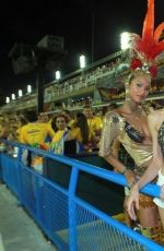 ADRIANA LIMA and LAIS RIBEIRO at Carnaval Holidays in Rio De Janeiro 02/11/2018
