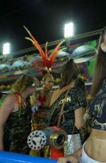 ADRIANA LIMA and LAIS RIBEIRO at Carnaval Holidays in Rio De Janeiro 02/11/2018