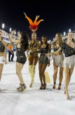 ADRIANA LIMA, BARBARA FIALHO, JASMINE TOOKES, FERNANDA TAVARES, CAROL FRANCISCHINI and FERNANDA LIZ at Carneval in Rio De Janeiro 02/12/2018