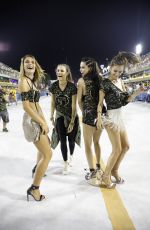 ADRIANA LIMA, BARBARA FIALHO, JASMINE TOOKES, FERNANDA TAVARES, CAROL FRANCISCHINI and FERNANDA LIZ at Carneval in Rio De Janeiro 02/12/2018