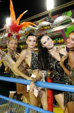 ADRIANA LIMA, BARBARA FIALHO, JASMINE TOOKES, FERNANDA TAVARES, CAROL FRANCISCHINI and FERNANDA LIZ at Carneval in Rio De Janeiro 02/12/2018