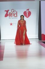 ADRIENNE BAILON in Gown by Galia Lahav at Red Dress 2018 Collection Fashion Show in New York 02/08/2018