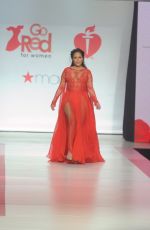 ADRIENNE BAILON in Gown by Galia Lahav at Red Dress 2018 Collection Fashion Show in New York 02/08/2018
