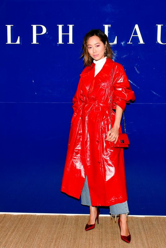 AIMEE SONG at Ralph Lauren Show at New York Fashion Week 02/12/2018