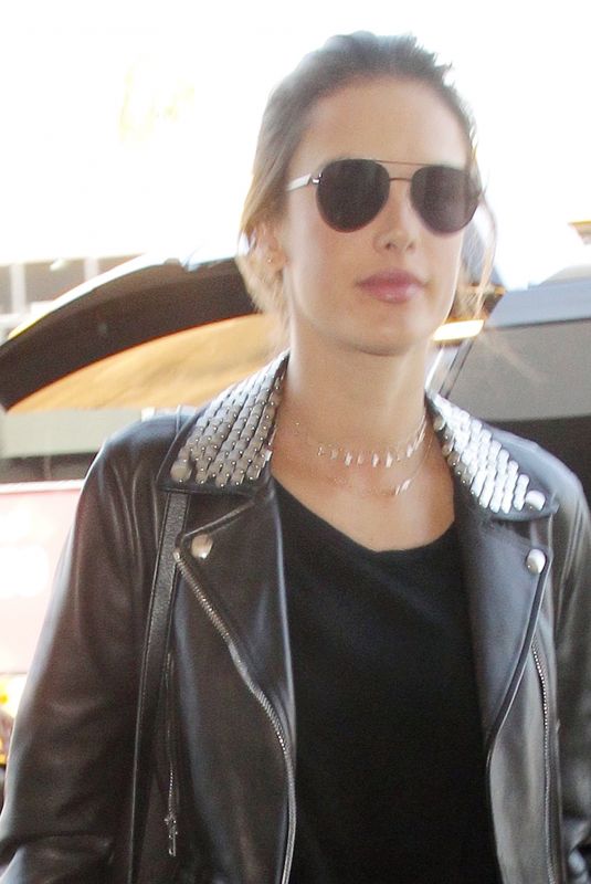 ALESSANDRA AMBROSIO at Los Angeles International Airport 02/02/2018