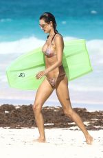 ALESSANDRA AMBROSIO in Bikini at a Beach in Bahamas 02/12/2018