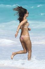 ALESSANDRA AMBROSIO in Bikini at a Beach in Bahamas 02/12/2018