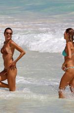 ALESSANDRA AMBROSIO in Bikini at a Beach in Tulum 02/16/2018