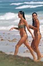 ALESSANDRA AMBROSIO in Bikini on the Beach in Tulum 02/16/2018
