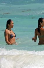 ALESSANDRA AMBROSIO in Bikini on the Beach in Tulum 02/16/2018