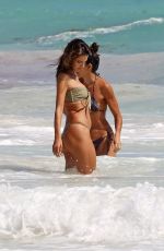 ALESSANDRA AMBROSIO in Bikini on the Beach in Tulum 02/16/2018