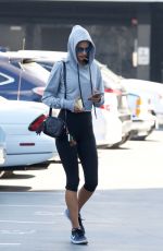 ALESSANDRA AMBROSIO in Leggings Out in Los Angeles 01/31/2018