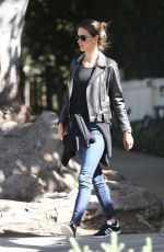 ALESSANDRA AMBROSIO Leaves Her House in Brentwood 02/02/2018