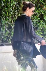 ALESSANDRA AMBROSIO Leaves Her House in Brentwood 02/02/2018