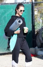 ALESSANDRA AMBROSIO Leaves Yoga Class in Brentwood 02/26/2018