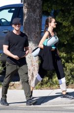 ALESSANDRA AMBROSIO Leaves Yoga Class in Brentwood 02/26/2018