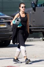 ALESSANDRA AMBROSIO Leaves Yoga Class in Brentwood 02/26/2018