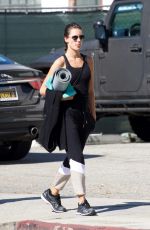 ALESSANDRA AMBROSIO Leaves Yoga Class in Brentwood 02/26/2018